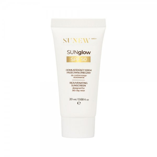 SunewMed+ SUNglow SPF50 Rejuvenating Sunscreen odmładzający krem przeciwsłoneczny 20ml