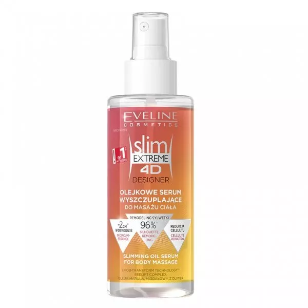 Eveline Cosmetics Slim Extreme 4D Designer olejkowe serum wyszczuplające do masażu ciała 150ml
