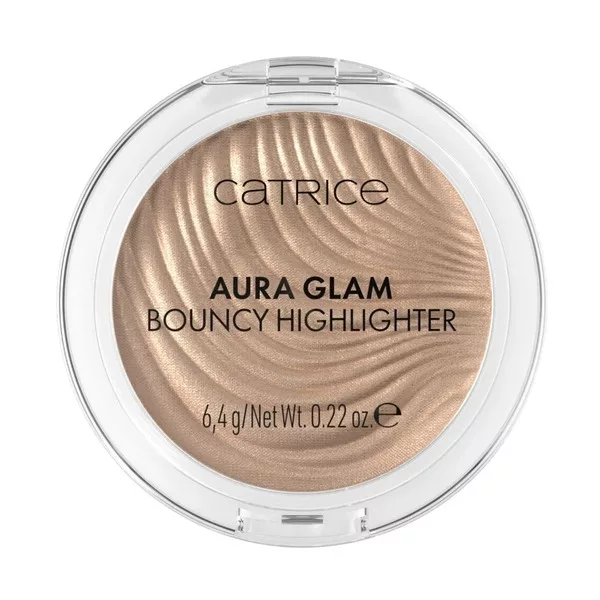 Catrice Aura Glam Bouncy Highlighter, rozświetlacz do twarzy, 010 Moonlit Sand, 6.4g