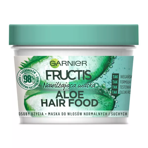 Garnier Fructis Aloe Hair Food Nawilżająca maska do włosów 390ml