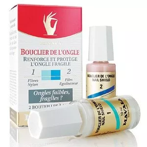 Mavala Nail Shield, dwufazowy, nylonowy utwardzacz paznokci, 2x10ml