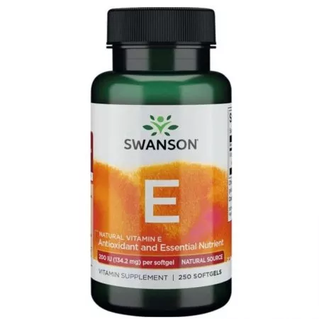 Swanson Witamina E Naturalna 200IU 250 kaps