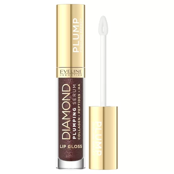 Eveline Cosmetics Diamond High Shine Serum błyszczyk-serum do ust 25 Chocolate 5ml