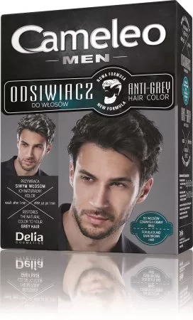 Cameleo Men Anti-Grey Hair Color odsiwiacz do włosów 01 Black