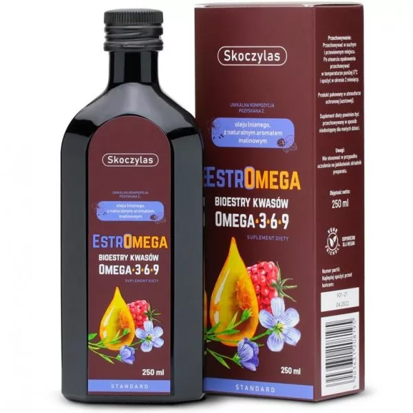 Skoczylas EstrOmega bioestry kwasów omega 3-6-9 suplement diety w płynie 250ml