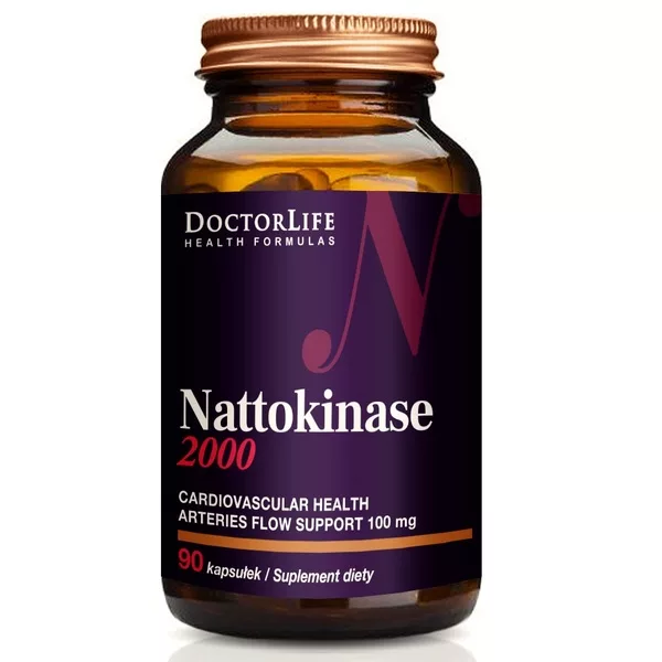 Doctor Life Nattokinase 2000 100mg suplement diety 90 kapsułek