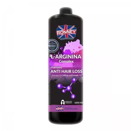 Ronney Professional Shampoo L-Arginina Complex Anti Hair Loss Therapy, Szampon przeciw wypadaniu włosów 1000ml