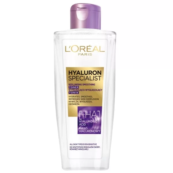 L'Oreal Paris Hyaluron Specialist Wypełniająco-wygładzający tonik, 200ml