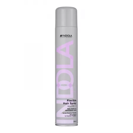 Indola Finish, elastyczny lakier do włosów, 500ml