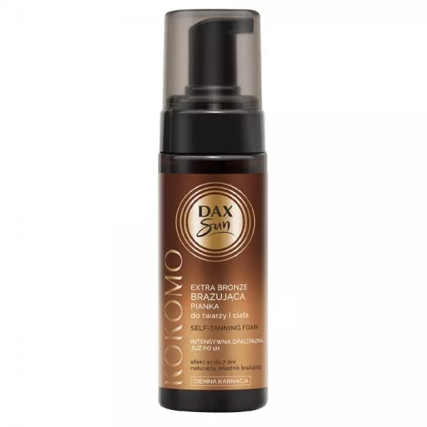 Dax Sun Brązująca pianka do twarzy i ciała Kokomo - extra bronze 160ml