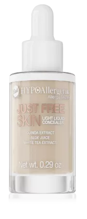 Bell HYPO Just Free Skin Liquid Concealer, korektor w płynie, 04, 8,5g