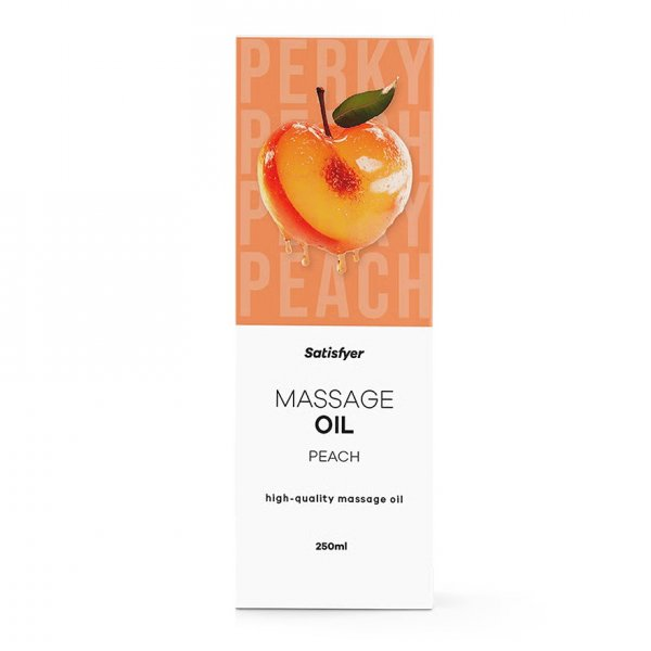 Satisfyer High-Quality Massage Oil olejek do masażu Peach 250ml