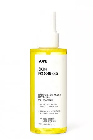 Yope Skin Progress, hydrobiotyczna mgiełka do twarzy, 150ml
