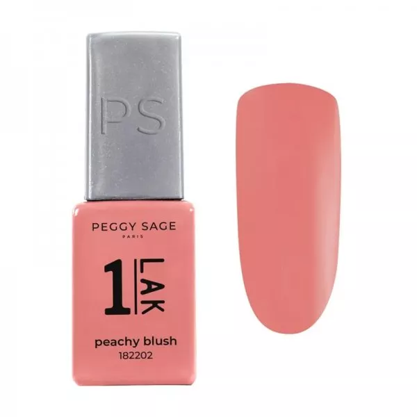 Peggy Sage One-LAK lakier hybrydowy 3w1, peachy blush, 5ml