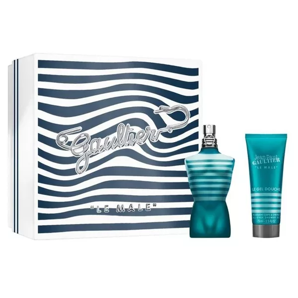 Jean Paul Gaultier Le Male zestaw woda toaletowa spray 75ml + żel pod prysznic 75ml (M)