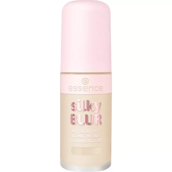 Essence Silky Blur Hydrating Longwear Foundation, podkład nawilżający wygładzający, 100, 30ml