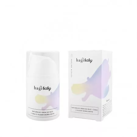 Hagi Baby naturalny krem do buzi i ciała dla dzieci z olejem morelowym 50ml
