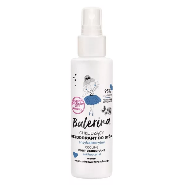 Floslek Balerina chłodzący dezodorant do stóp antybakteryjny 100ml (U)