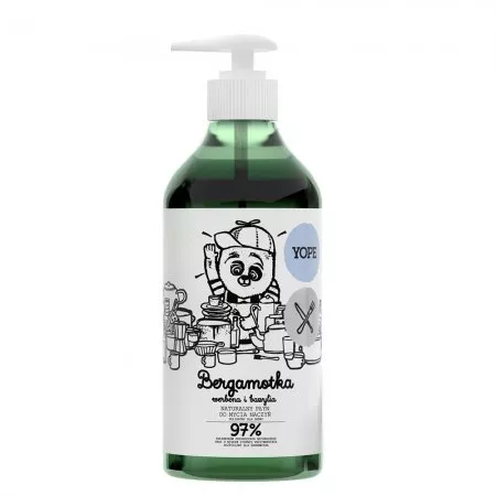 Yope, naturalny płyn do naczyń, Bergamotka, Werbena i Bazylia, 750ml