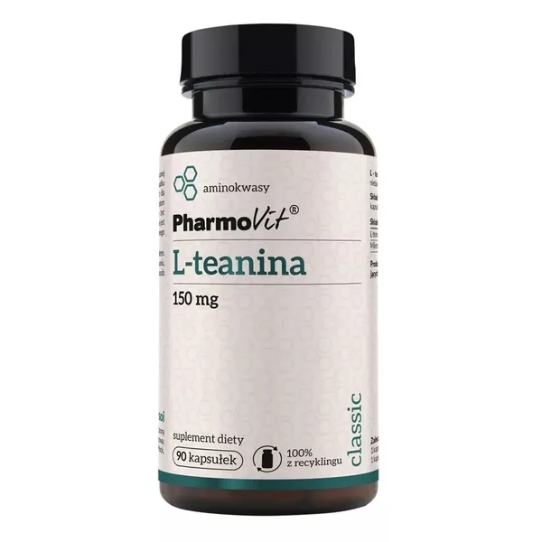 Pharmovit L-teanina 150 mg suplement diety 90 kapsułek