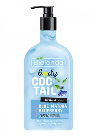 Bielenda Body Coctail Regenerujący Balsam Do Ciała Blue Matcha + Blueberry, 400ml
