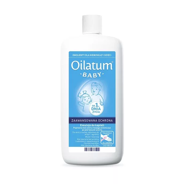 Oilatum Baby emulsja do kąpieli dla dzieci od pierwszego dnia życia 500ml