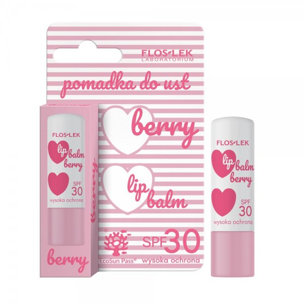 Floslek Lip Care pomadka do ust SPF30 Berry 4g