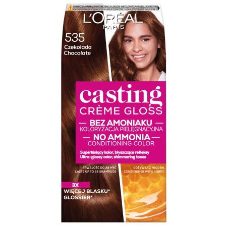 L'Oreal Paris Casting Crème Gloss Farba do włosów 535 Czekolada