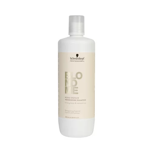 Schwarzkopf BlondMe Bond Repair, szampon wzmacniająco-nawilżający włosy blond, 1000ml