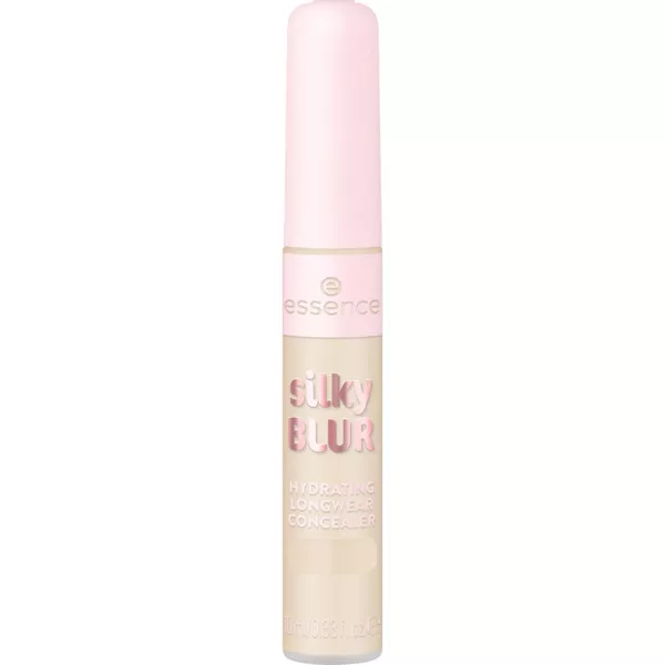 Essence Silky Blur Hydrating Longwear Concealer, nawilżający korektor wygładzający, 100, 10ml