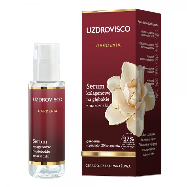 Uzdrovisco Gardenia serum kolagenowe na głębokie zmarszczki 30ml