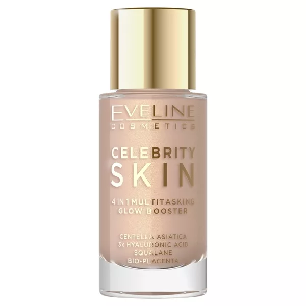 Eveline Cosmetics Celebrity Skin Glow Booster wielofunkcyjna baza do twarzy 01W Universal Vanilla 30ml