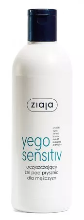 Ziaja Yego Sensitiv, oczyszczający żel pod prysznic dla mężczyzn, 300ml