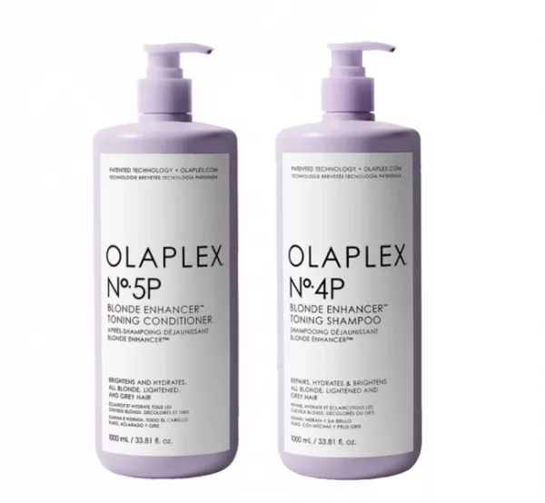 Olaplex, zestaw do tonowania włosów blond No. 4P+ No.5P, 2x1000ml