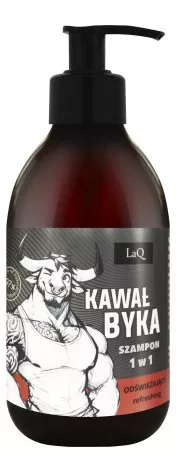 LaQ Kawał Byka, szampon odświeżający 1w1 (edycja limitowana), 300ml