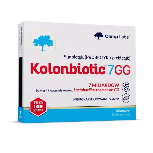 Olimp Labs Kolonbiotic 7GG suplement diety z bakteriami kwasu mlekowego 10 kapsułek