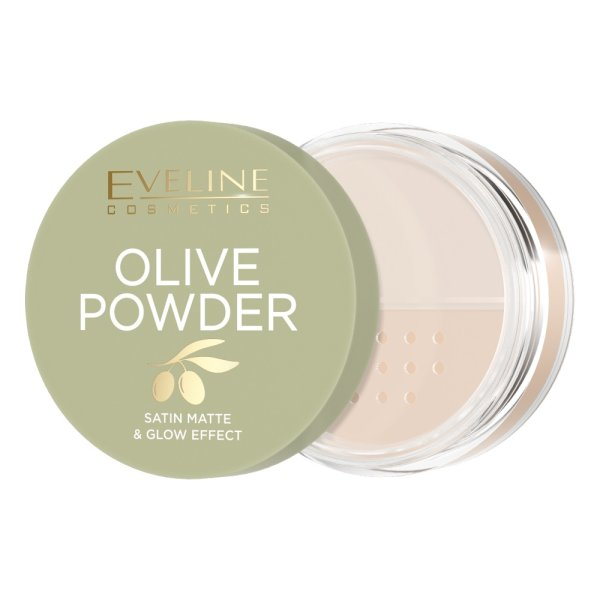 Eveline Cosmetics Olive Powder puder sypki z ekstraktem z liści i nasion oliwki 8g