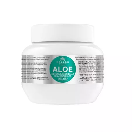 Kallos KJMN Aloe regenerująco-nawilżająca maska do włosów 275ml