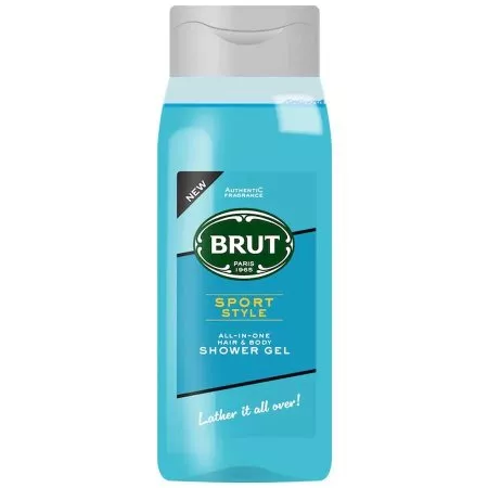 Brut Sport Style żel do mycia ciała i włosów 500ml (M)