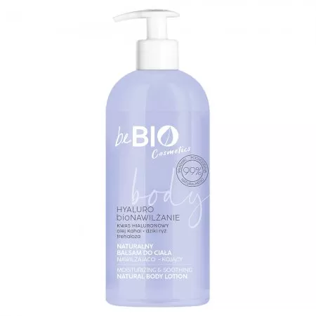 BeBio Ewa Chodakowska Naturalny balsam do ciała z kwasem hialuronowym trehalozą i ekstraktem z dzikiego ryżu 350ml