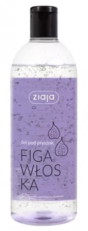 Ziaja, wegański żel pod prysznic, Figa Włoska, 500ml