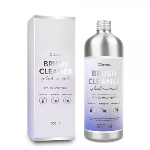 Clavier Brush Cleaner płyn do mycia pędzli 500ml