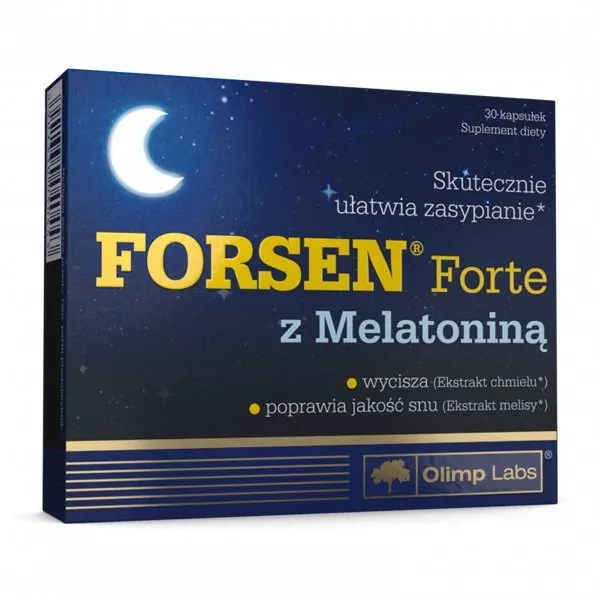 Olimp Labs Forsen Forte z melatoniną suplement diety 30 kapsułek