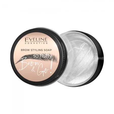 Eveline Cosmetics Brow&Go, Mydło do stylizacji brwi So Fluffy, 25g
