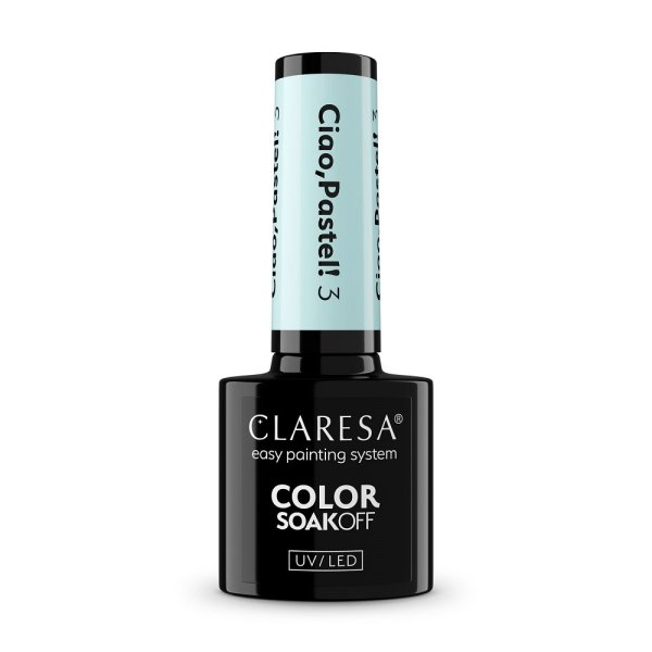 Claresa Color Soak Off UV/LED Ciao Pastel! lakier hybrydowy 3 5g
