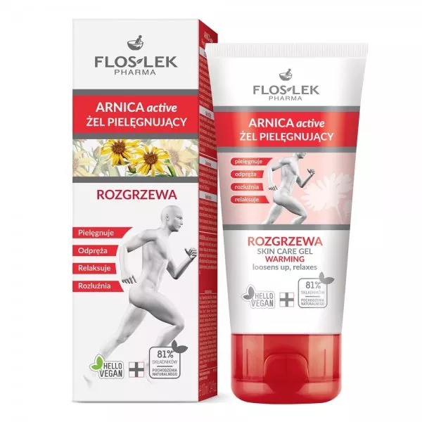 Floslek Arnica Active rozgrzewający żel pielęgnujący 100ml