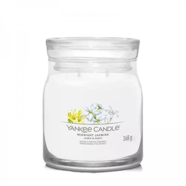 Yankee Candle Średnia świeca zapachowa Midnight Jasmine 368g