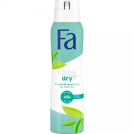 Fa Fresh&Dry Green Tea 48h antyperspirant w sprayu o zapachu zielonej herbaty 150ml (W)