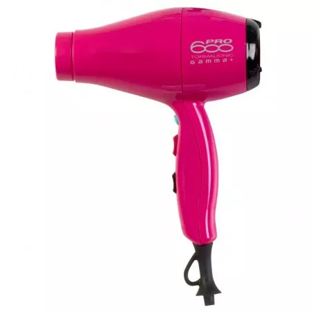 Gamma Piu 600 PRO, suszarka do włosów, 2100W, różowa