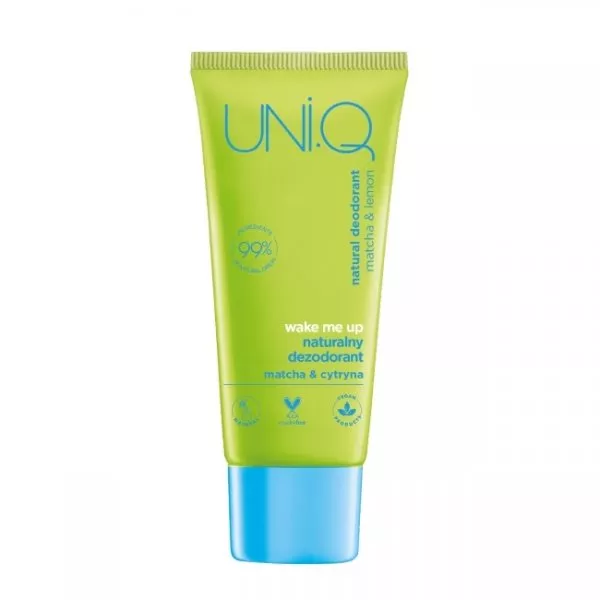 UNI.Q Wake Me Up naturalny dezodorant Matcha i Cytryna 50ml (W)